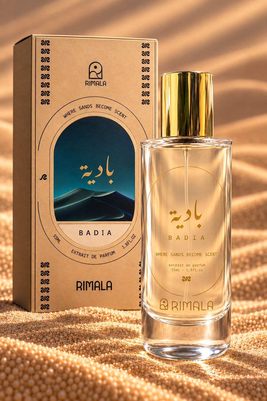 Rimala Badia carton and bottle